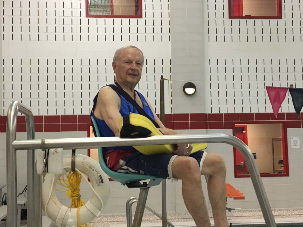 “I was already a Y member when I started working here. I retired and the next day I came in. The Aquatics Director at the time asked me what I was doing here during the day. She said, ‘let me guess, you retired and came to work for me?’