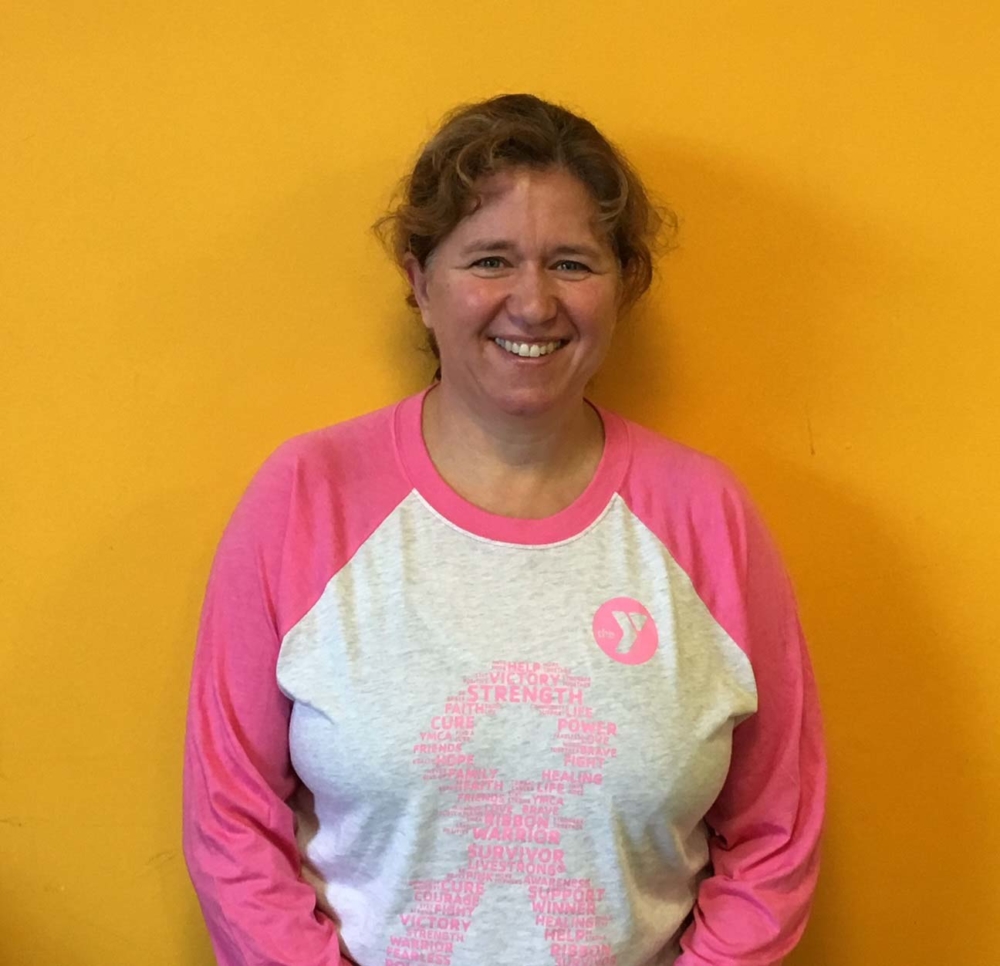 “I have been working here for more than 10 years and was a member before I started teaching group exercise classes. I was taking Sheri’s Step class and I thought working here would be a win-win-win situation. I can help other people, work out myself and get paid to do something I enjoy.