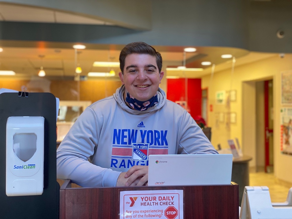 “I came back to work at the Fanwood-Scotch Plains Y in early March. I had previously worked here during the 2017-2018 school year as a lifeguard and swim instructor.