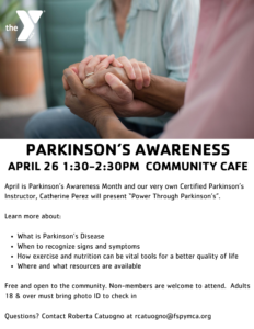 Parkinson's Awareness Seminar @ Community Cafe