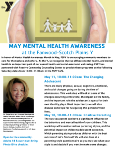 Mental Health Awareness: The Changing Adolescent @ Cafe