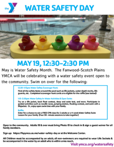 Water Safety Day @ Fanwood Scotch Plains Y Pools