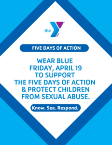 Wear Blue for Five Days of Action