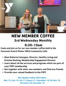 New Member Coffee @ Community Cafe